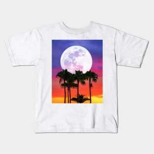 GRADIENT SKY DARK. Kids T-Shirt